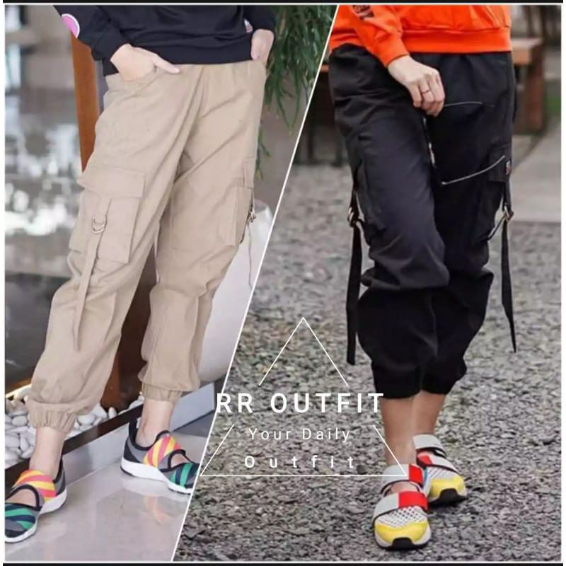 BAWAHAN_WANITA_KEKINIAN//CELANA_JOGER_TWILL