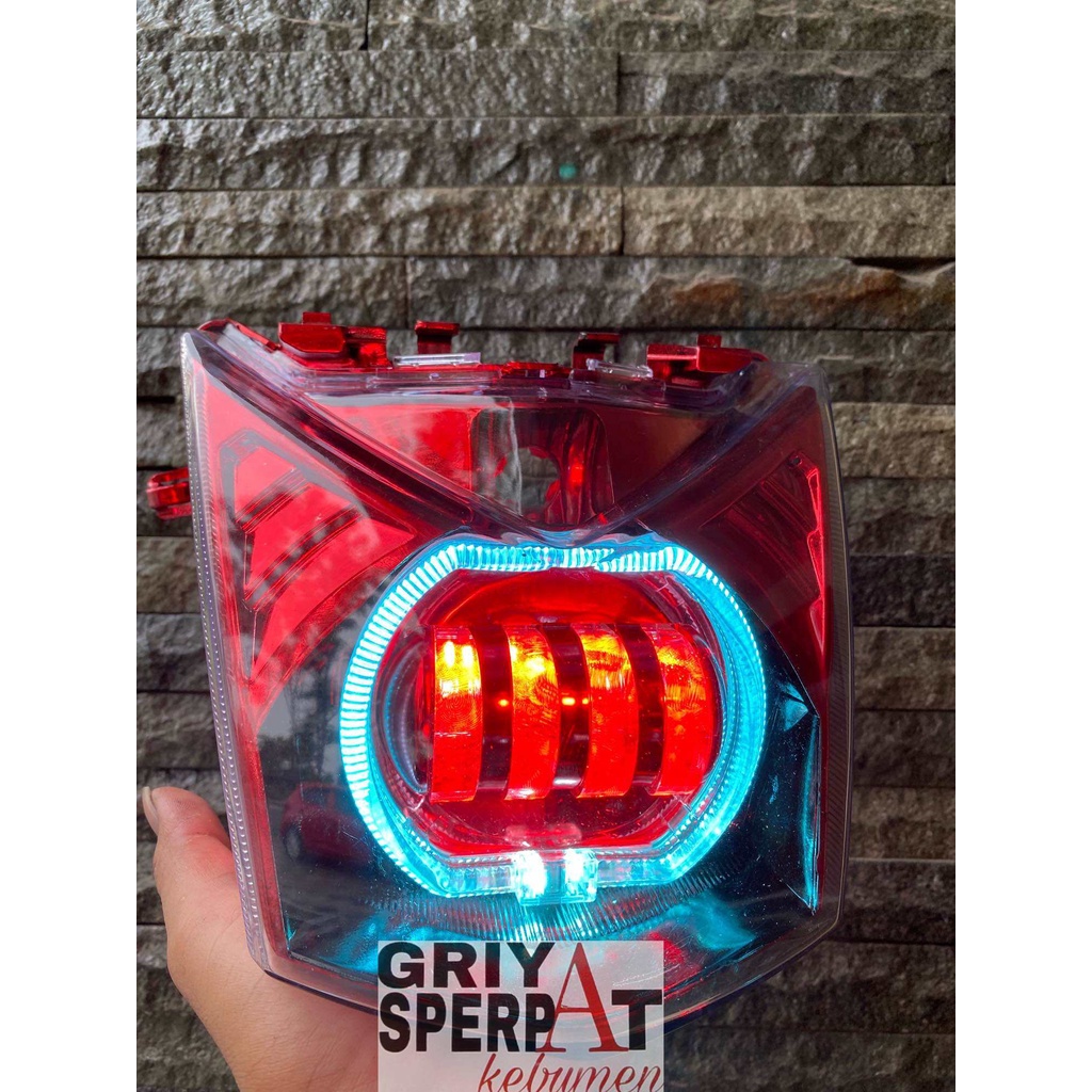 LAMPU DEPAN BEAT FI 2012-2015 BILED PROJIE LED