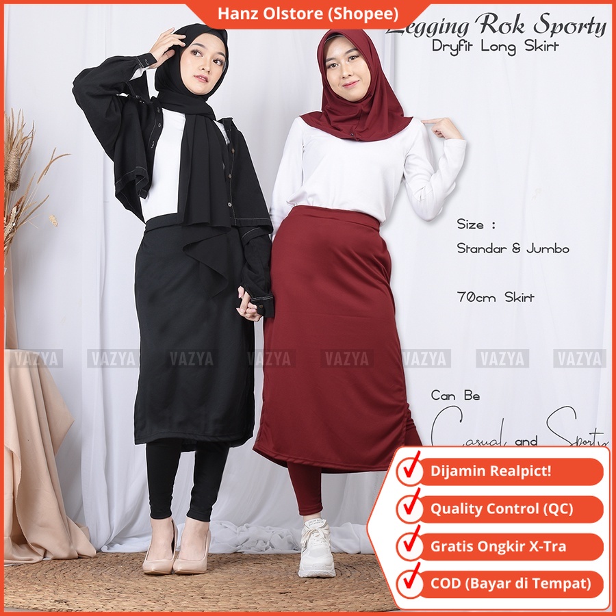 Hanz Olstore Legging Rok Span Leging Olahraga Lejing Wanita Laging Sport Lengging Senam Terbaru 2026