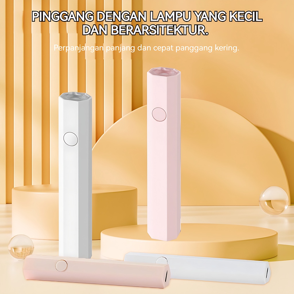 Lampu UV mini ringlet nail art 9 Watt Nail Art Aksesoris Portable lamp