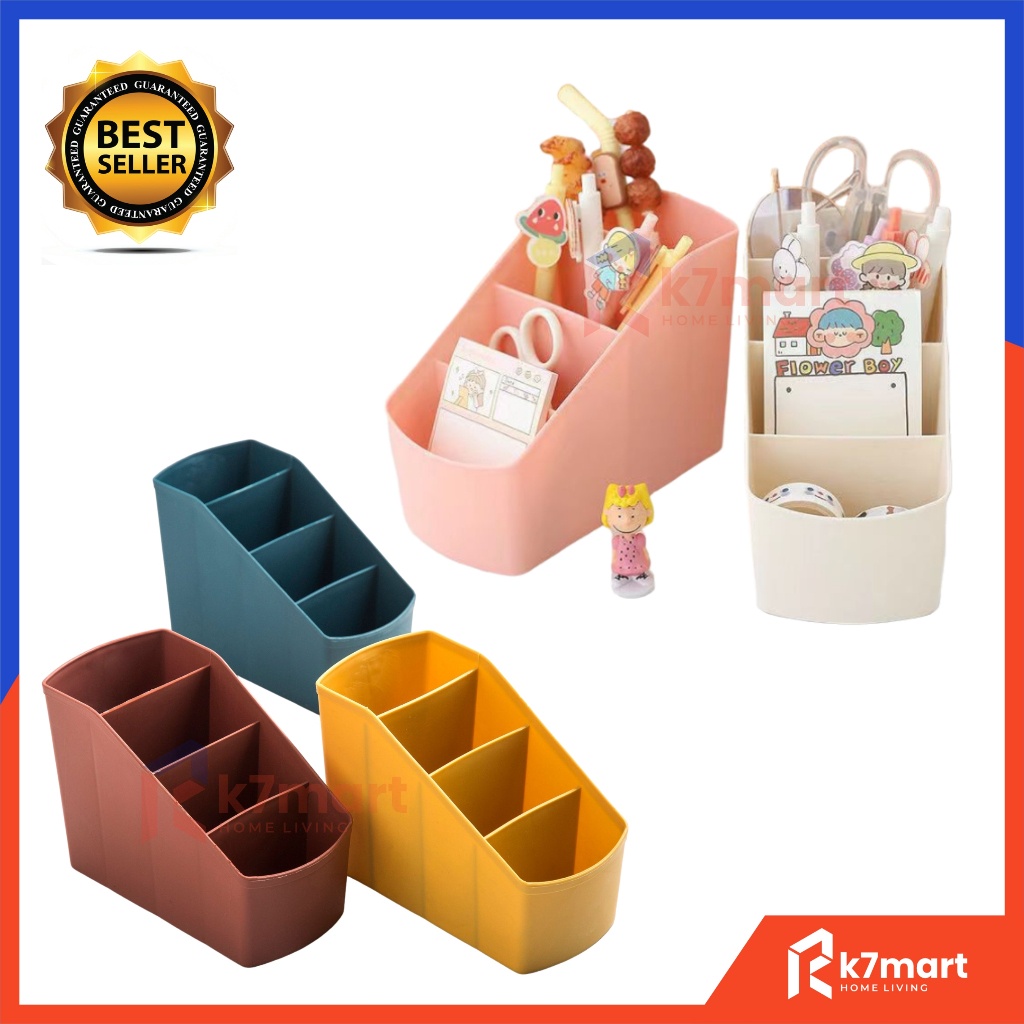 

SunitoMart RAK MEJA ATK ALAT TULIS PENA PENSIL SPIDOL 4 SEKAT / RAK MEJA SERBAGUNA KOTAK ATK / TEMPAT ALAT TULIS / ORGANIZER MEJA KOTAK LACI SUSUN