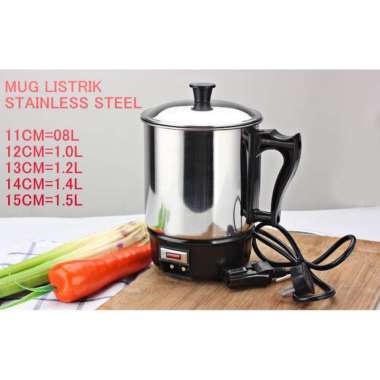 Mug LIstrik / Teko Elektrik / 15CM 14CM 13CM 12CM 11CM / Electric Heating Cup Mug listrik Gelas Masak / Teko Mug Listrik BISA COD TERMURAH