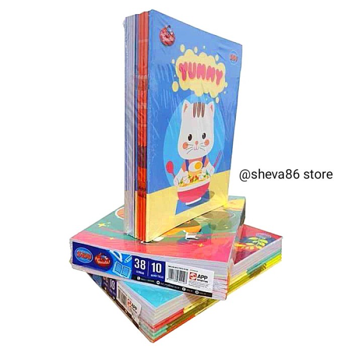 

Buku Tulis Sidu 38 Lembar 1 Pak isi 10 Buku