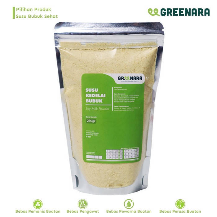 

[KUALITAS TERBAIK] Soy Milk Powder 250gr / Susu Kedelai Bubuk 250 gram Termuarah