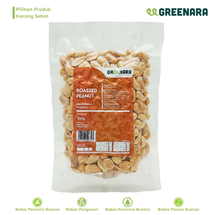 

[KUALITAS PREMIUM] Kacang Panggang 250gr / Roasted Peanut Termurah