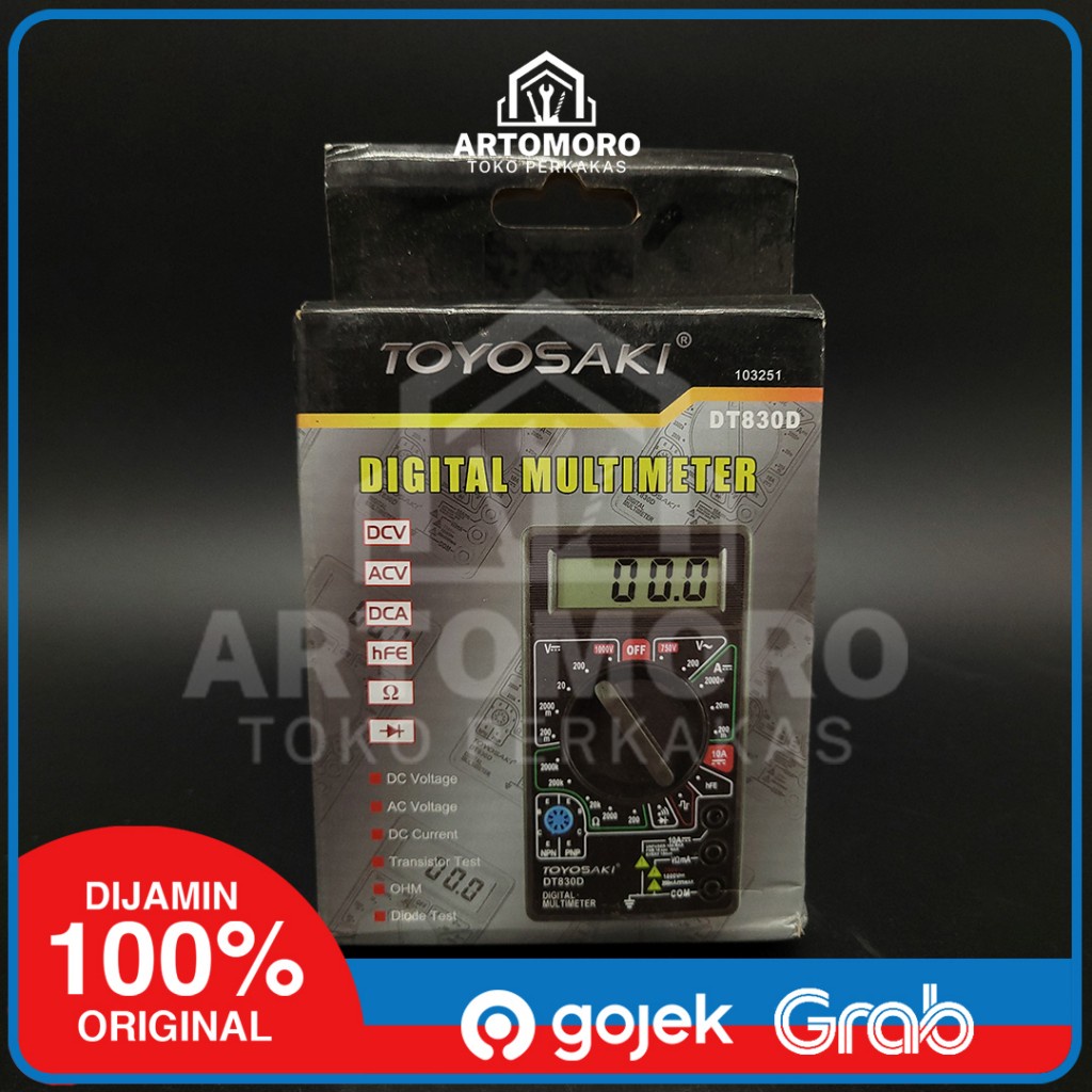 Digital Multimeter DT830D Toyosaki