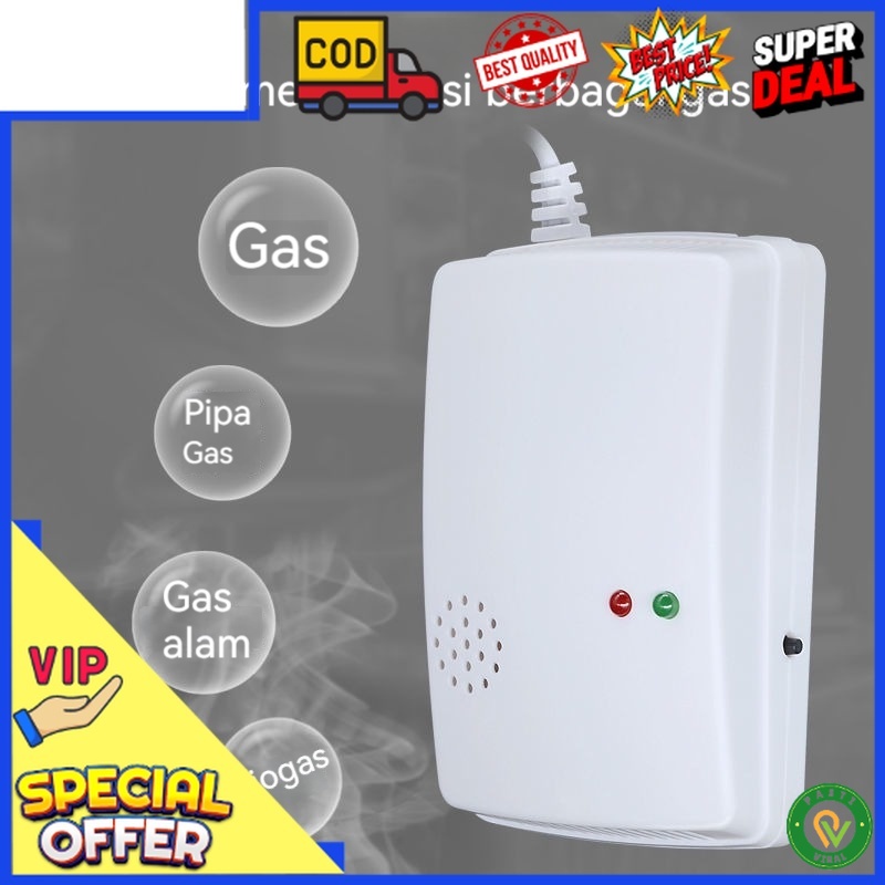 Alarm Detektor Gas Lpg Bocor / Alat Detektor Gas Lpg Bocor / Gas Detector Leak / Detektor Kebocoran 