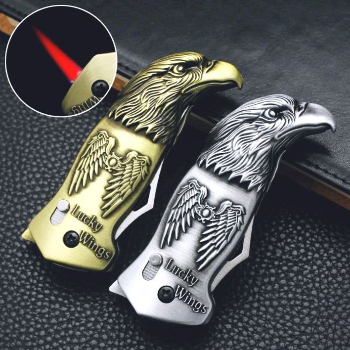 korek api bara gas ps lipat elang unik dan keren jet power korek api las bisa isi ulang koleksi mena