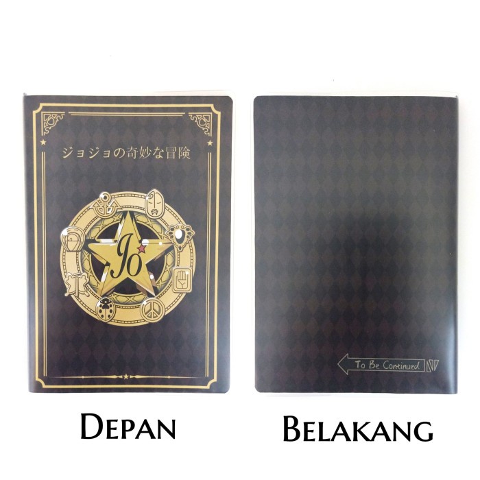 

buku tulis anime jojo's bizarre adventure