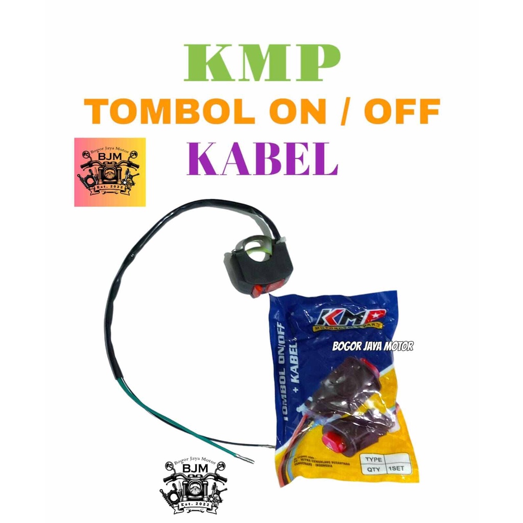 KMP TOMBOL ON OFF KABEL UNIVERSAL TOMBOL ON / OFF MURAH TOMBOL ON MOTOR TOMBOL OFF MOTOR MURAH UNIVE