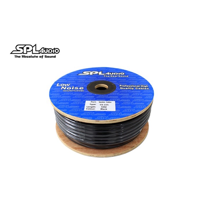 Kabel Speaker SPL Audio CS-225 CS225 2x2,5mm Original Tembaga Murni