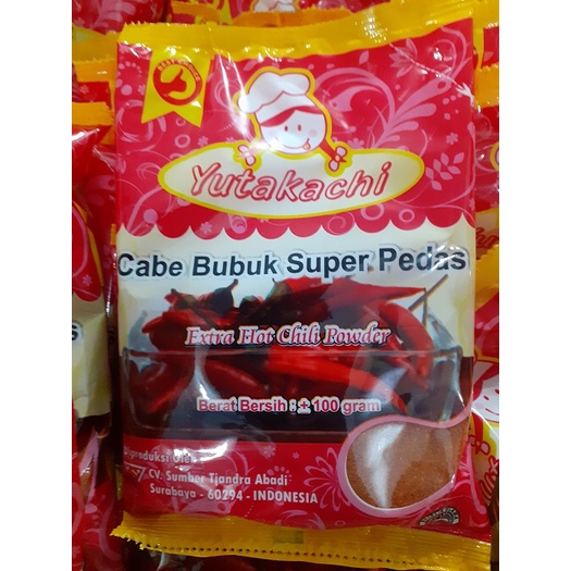 

BUBUK CABE / cabe bubuk 100gr super pedas YUTAKACHI