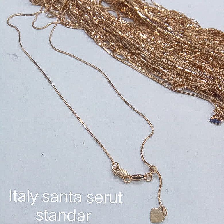 Gelang tangan SERUT anak dan dewasa emas asli kadar 700 70 16k 75 750 17k italy santa padat rantai i