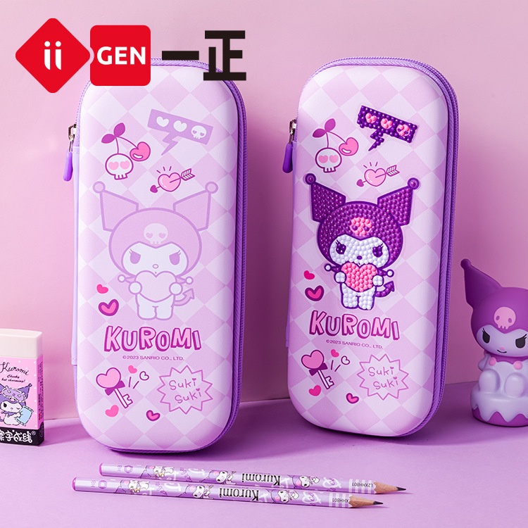 

WYNOLSHOP21 KOTAK PENSIL DIY LICENSE MOTIF SANRIO / TEMPAT PENSIL DIY DIAMOND PAINTING CINNAMOROL KUROMI