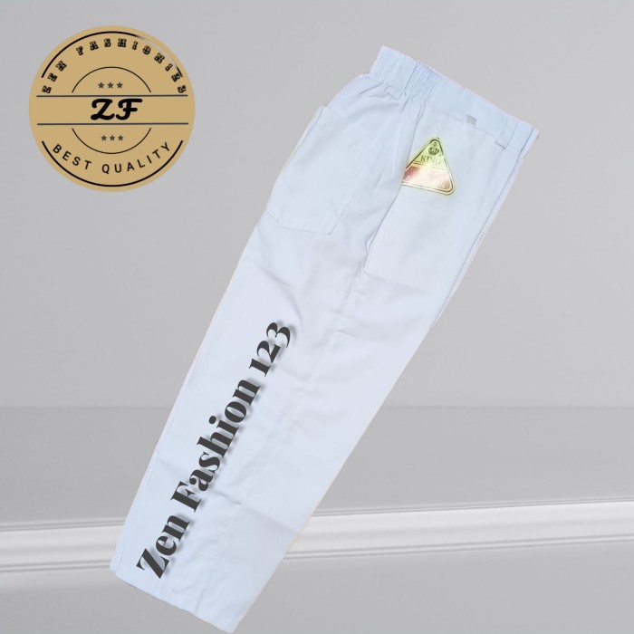 

[MEDAMART] BEST QUALITY Celana Putih Panjang Anak Sekolah Sd 33