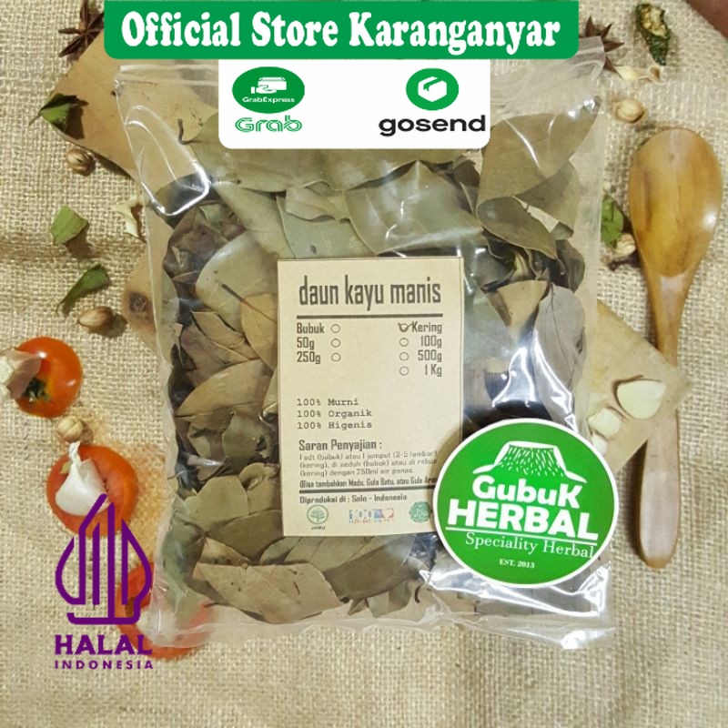 

DAUN KAYU MANIS KERING 250 GRAM / Cinnamomum Verum / MURNI / JSR / REMPAH / PREMIUM QUALITY