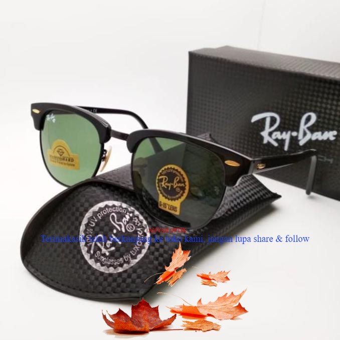 kacamata RAYBAN CLUBMASTER 3016 sunglass Grade Original BISA COD terbaru