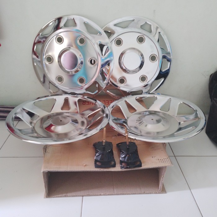 weldop dop roda ring 16 truk double lubang 6 depan belakang bintang