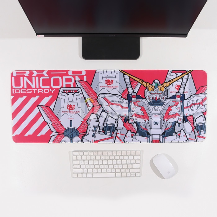 Gundam Series Gaming Desk Mousepad Deskmat XL - RX-02 Banshee