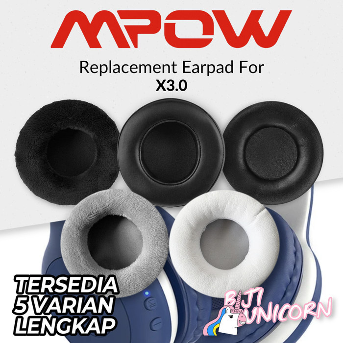 Earpad Earcup Ear Cushion Pad Mpow X3.0 Headphone Busa Foam Bantalan