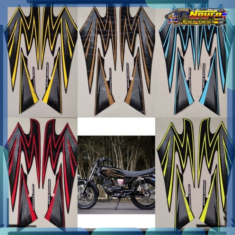 Stiker STRIPING RX KING 2003 CUSTOM PREMIUM STICKER RX KING bagus