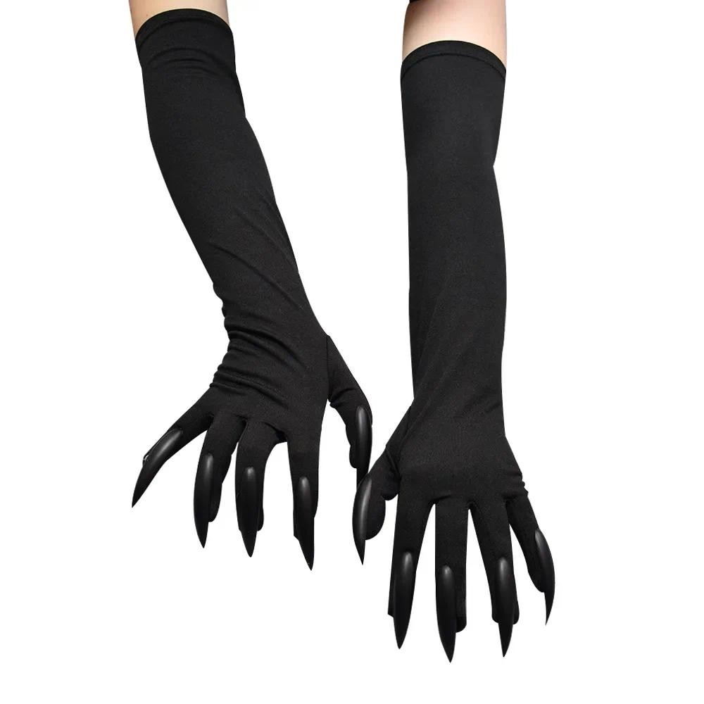 The Case Study of Vanitas Cosplay Vanitas Black Gloves With Nail Halloween Cosplay Costume Accessori