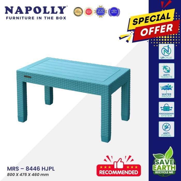 Meja Rotan Sintetis Napolly MRS-8446