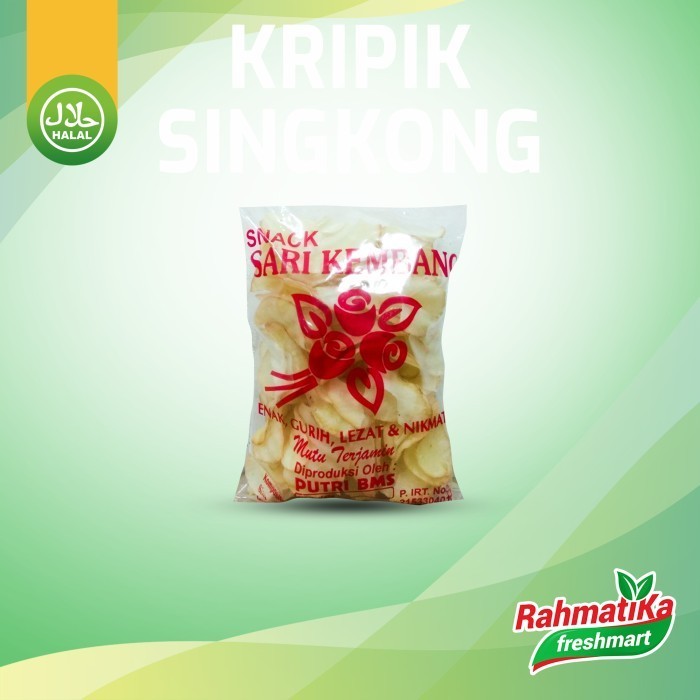 

Keripik / Kripik Singkong Cap Sari Kembang 125 gram (Snack)