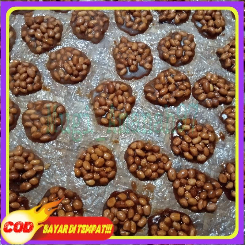 

1 kg ampyang gula kacang arum rasa gurih empuk. original dan jahe