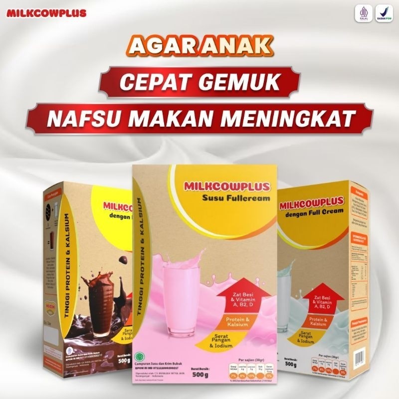 

MILKCOWPLUS Susu Peninggi Dan Penggemuk Badan