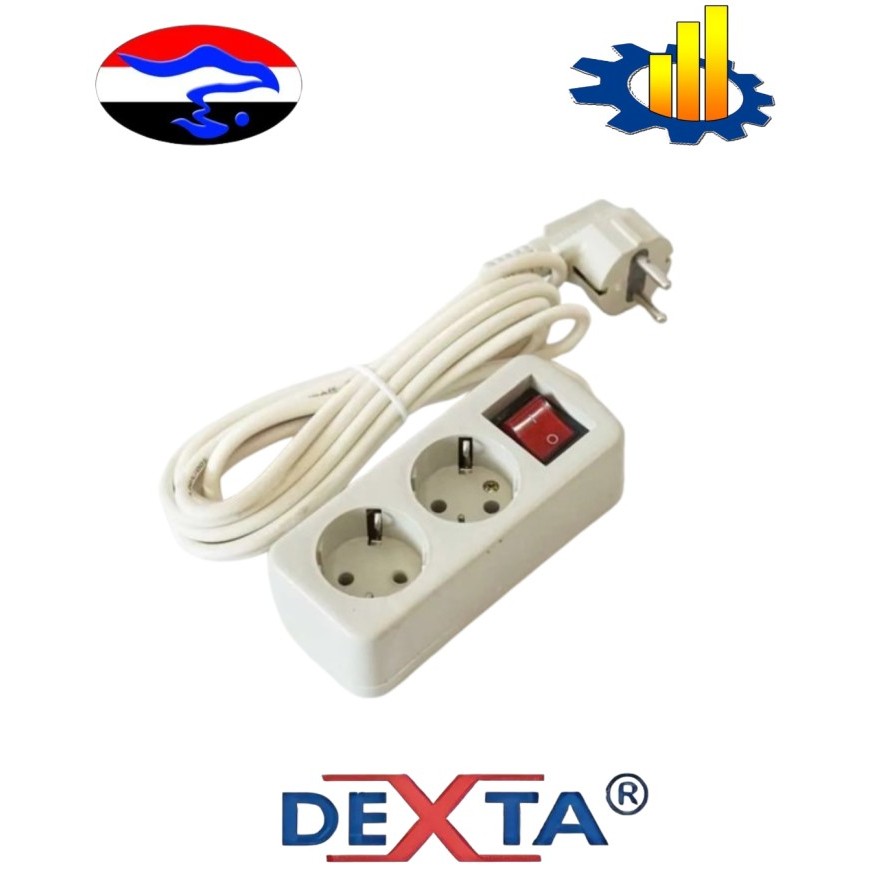 STOP KONTAK LUBANG 2 ARDE DEXTA 3M
