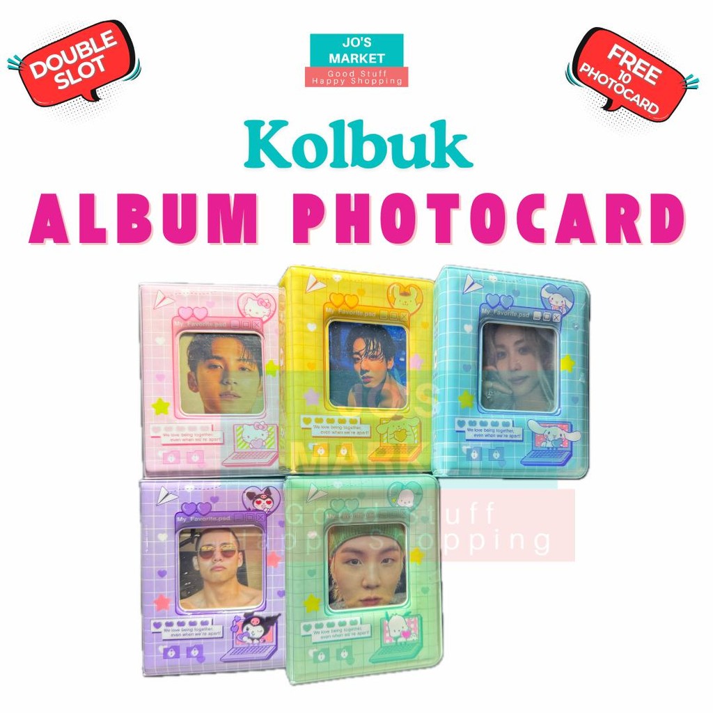 FREE PC - Kolbuk Sanrio Album Photocard Collection Book Album Foto Polaroid Plastik