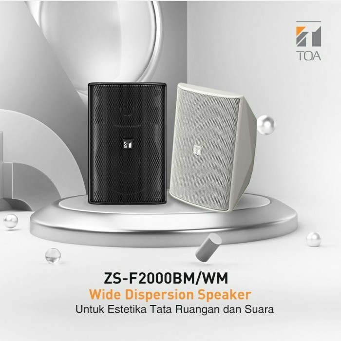 TOA ZS F2000BM /ZS F2000WM - Hitam