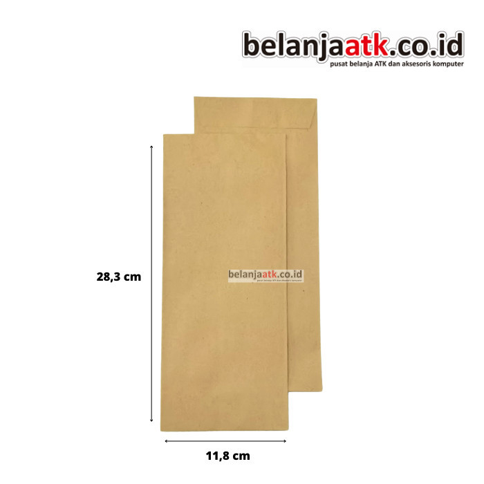 Amplop Coklat Samsons Tipe B 283 x 118 mm
