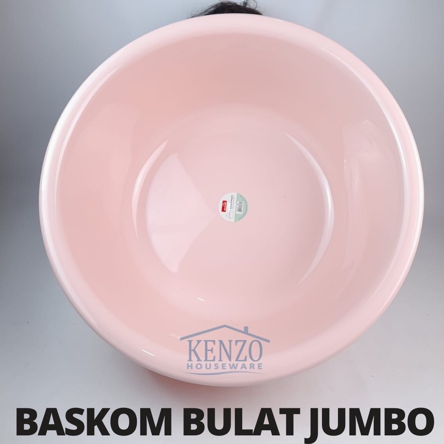 Baskom Bak Bulat 30 60 85 LITER REDHOUSE KARGO Jumbo Plastik Bak Air Mandi Berkualitas