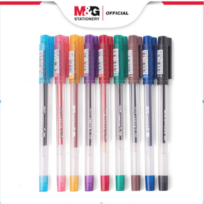 

M&G Pulpen Gel Economic Stick Gel Pen 0.5 mm Office G Pena Cair - M&G, PURPLE
