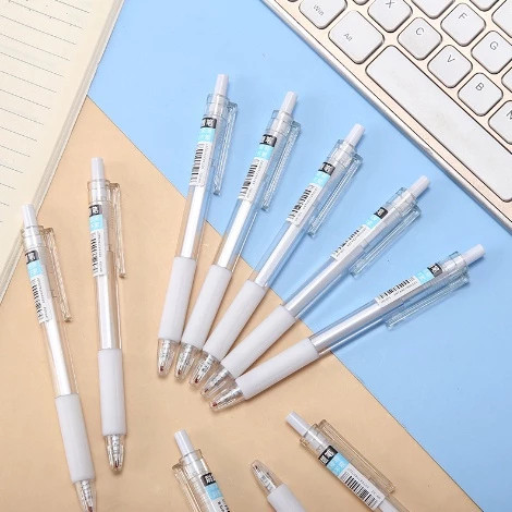 

Pena Gel Simple / Pena Polos Mechanical Stationary Alat Tulis Sekolah Kantor / Pulpen / Pena Mekanik Cetekan S3439