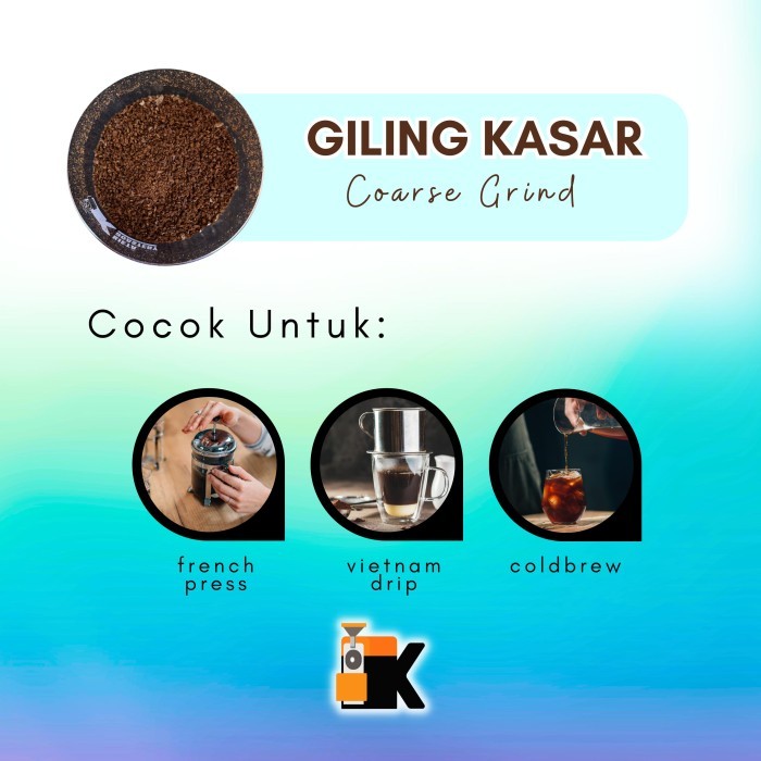 

[BIG SALE] Biji Kopi Fine Robusta Dampit Malang 250gr By Kieta Coffee - Giling Kasar, 200G