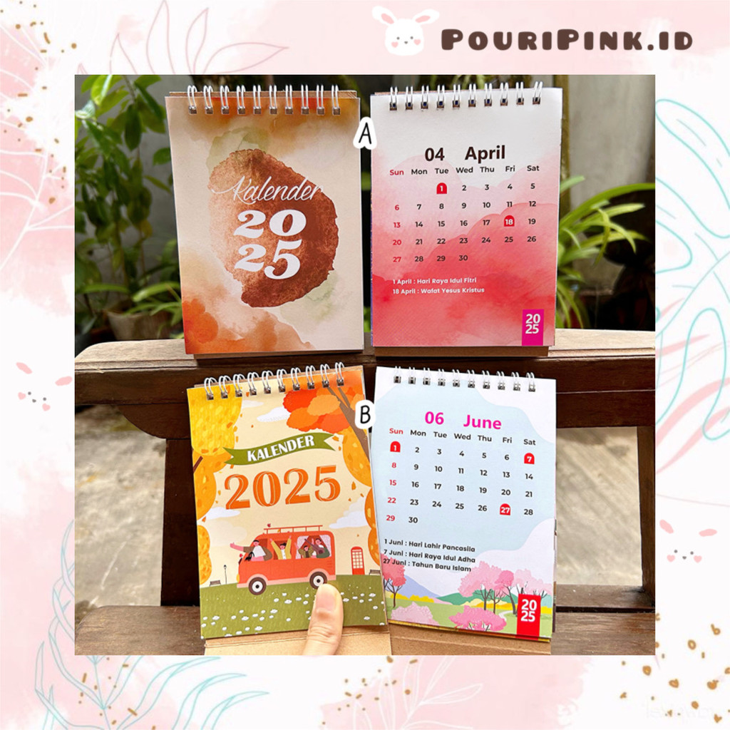 

Kalender Meja Sedang 2025 Karakter Aesthetic Calender New Year Aksesoris Stationery Korea Sekolah Kantor Office Desk Decoration Lucu Hiasan Meja Wanita Anak Atk Banjar Mtp Martapura PouriPink.id