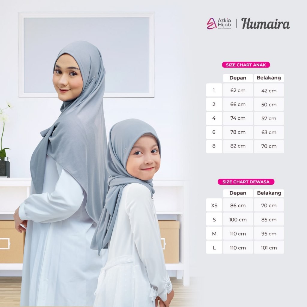 Hijab 2025 - Humaira Hijab Instan Kaos PE - Hijab Instan Kaos PE, Nyaman & Praktis
