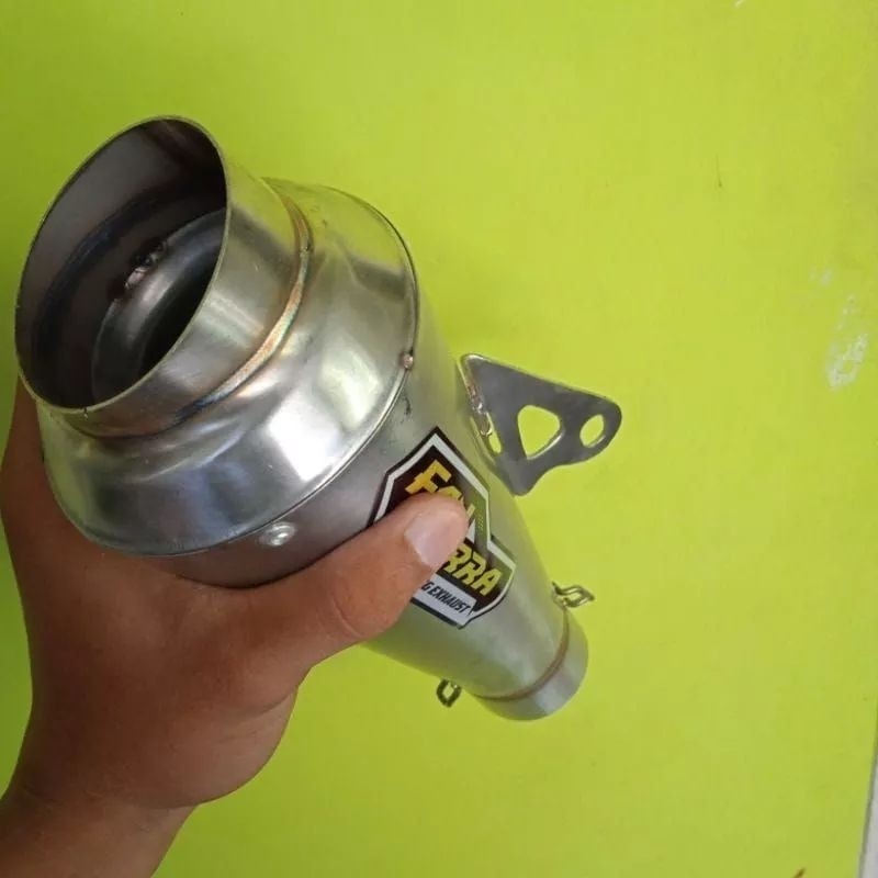 Promo silincer fantera fanterra kerucut sarangan setengah inlet 50mm