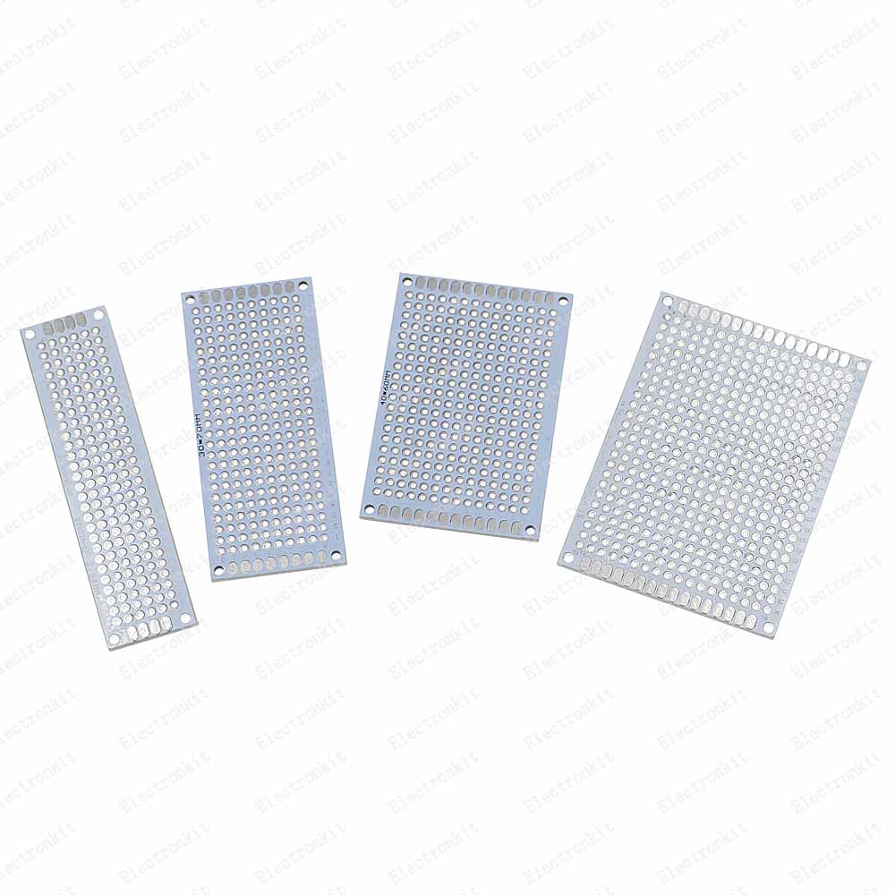 

White FR-4 2.54mm Double Side Prototype PCB Printed Circuit Board PCB soldering board Protoboard For Arduino DIY