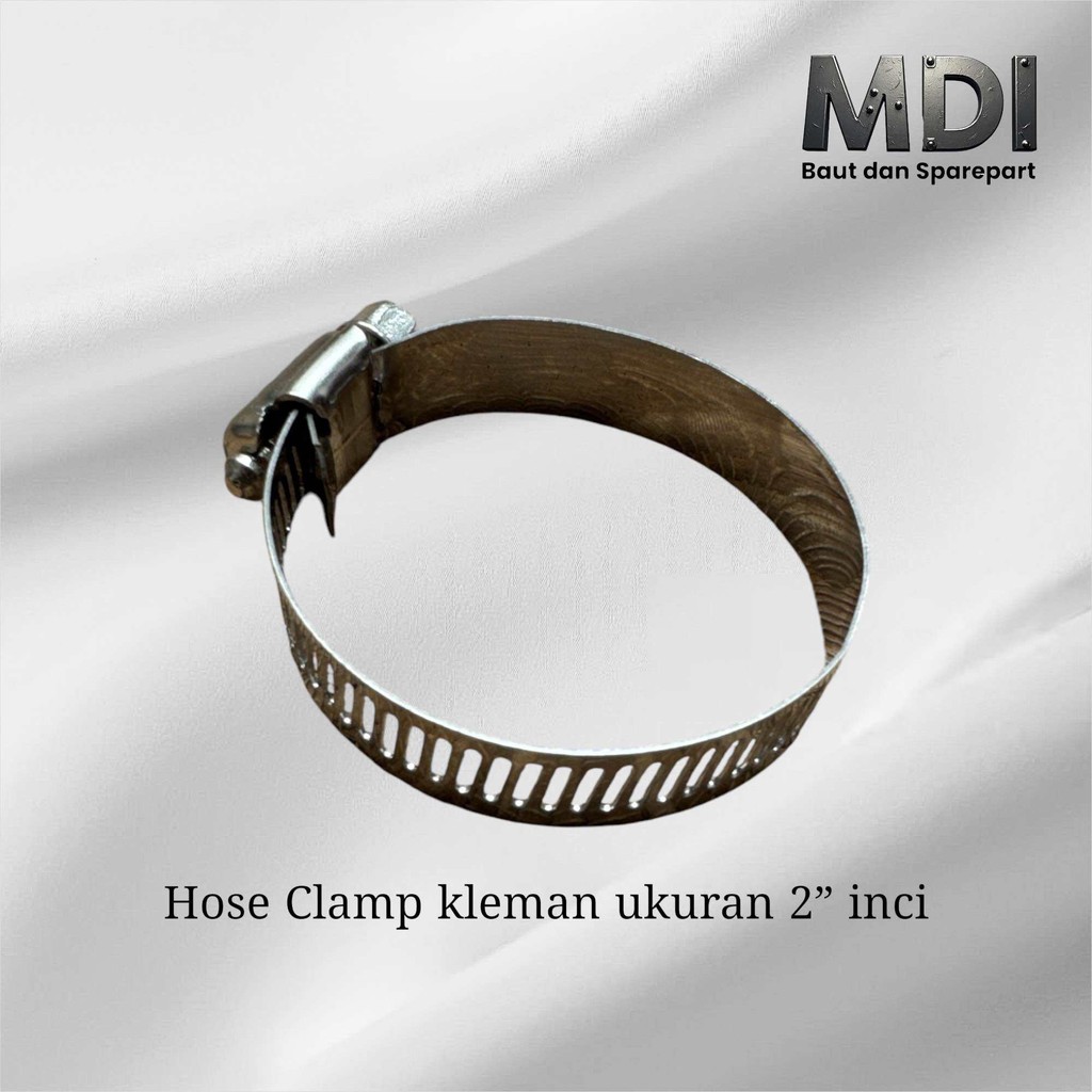 

Hose Clamp kleman ukuran 2” inci