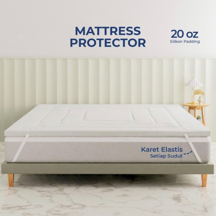 SM Matras Protector Microgel Latex Silikon Premium Topper - 90x200