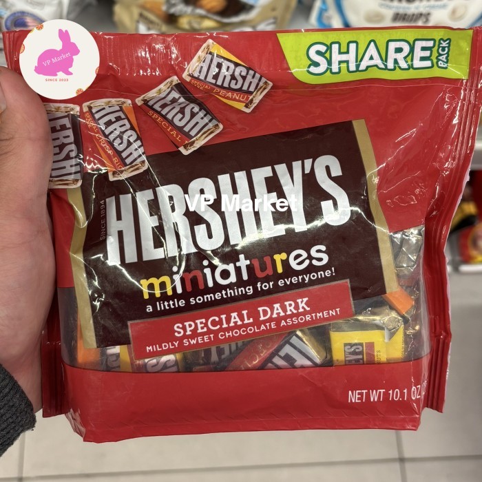 

Hershey's Miniature Special Dark Share Pack 286g | Coklat Hershey Australia