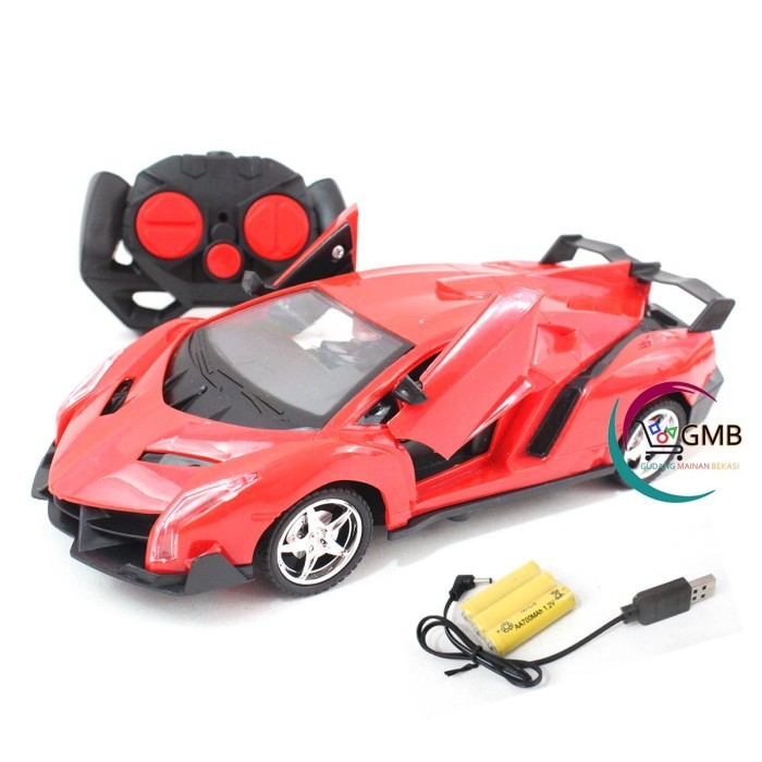 MAINAN MOBIL RC LAMBORGHINI SPORT TOP SPEED MAINAN ANAK MOBIL REMOTE MOBIL SPORT PINTU BUKA TUTUP