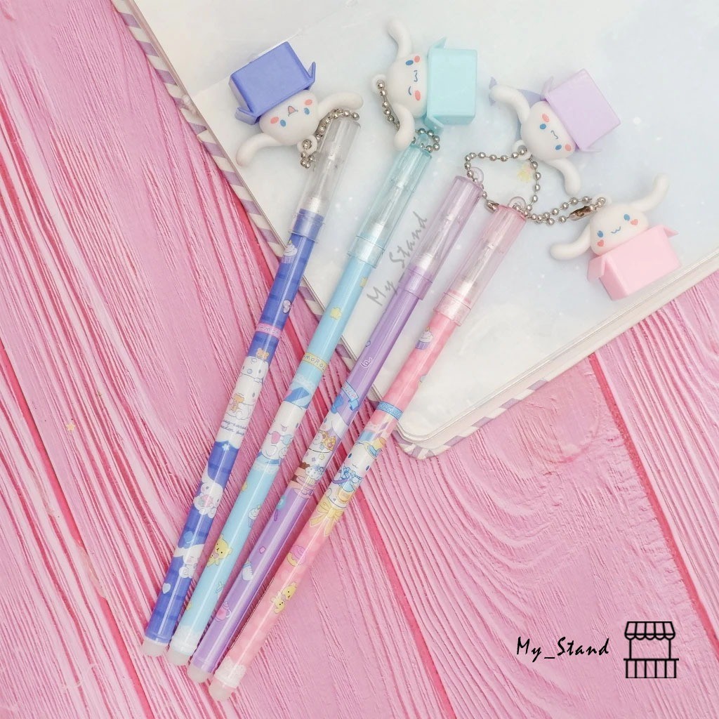 

Jade_s Pena Gel Gantung Cinnamoroll in the Box Pulpen Bolpen Bollpoint Tinta Hitam Pen Sanrio Kotak Gelpen cinnamorol