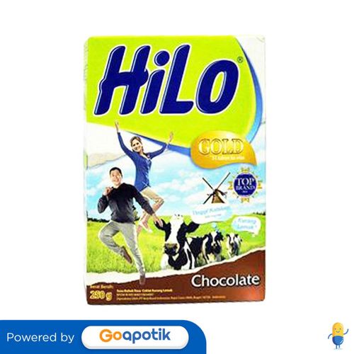 

Hilo Gold Susu Bubuk Rasa Coklat 250 Gram Box