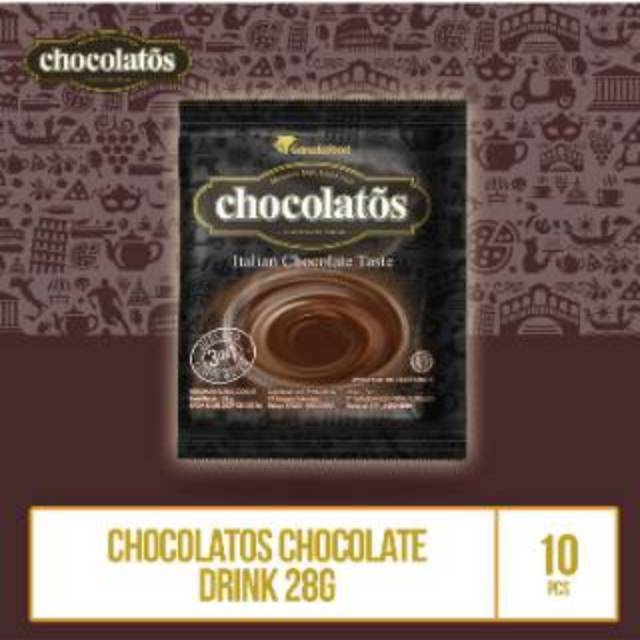 

Chocolatos drink renceng minuman cokelat by garudafood