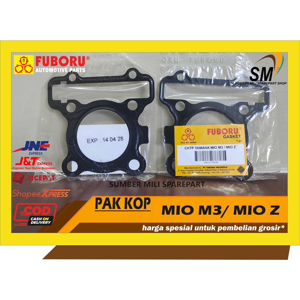 GASKET/ PAKING KOP /HEAD MIO M3/ MIO Z FUBORU